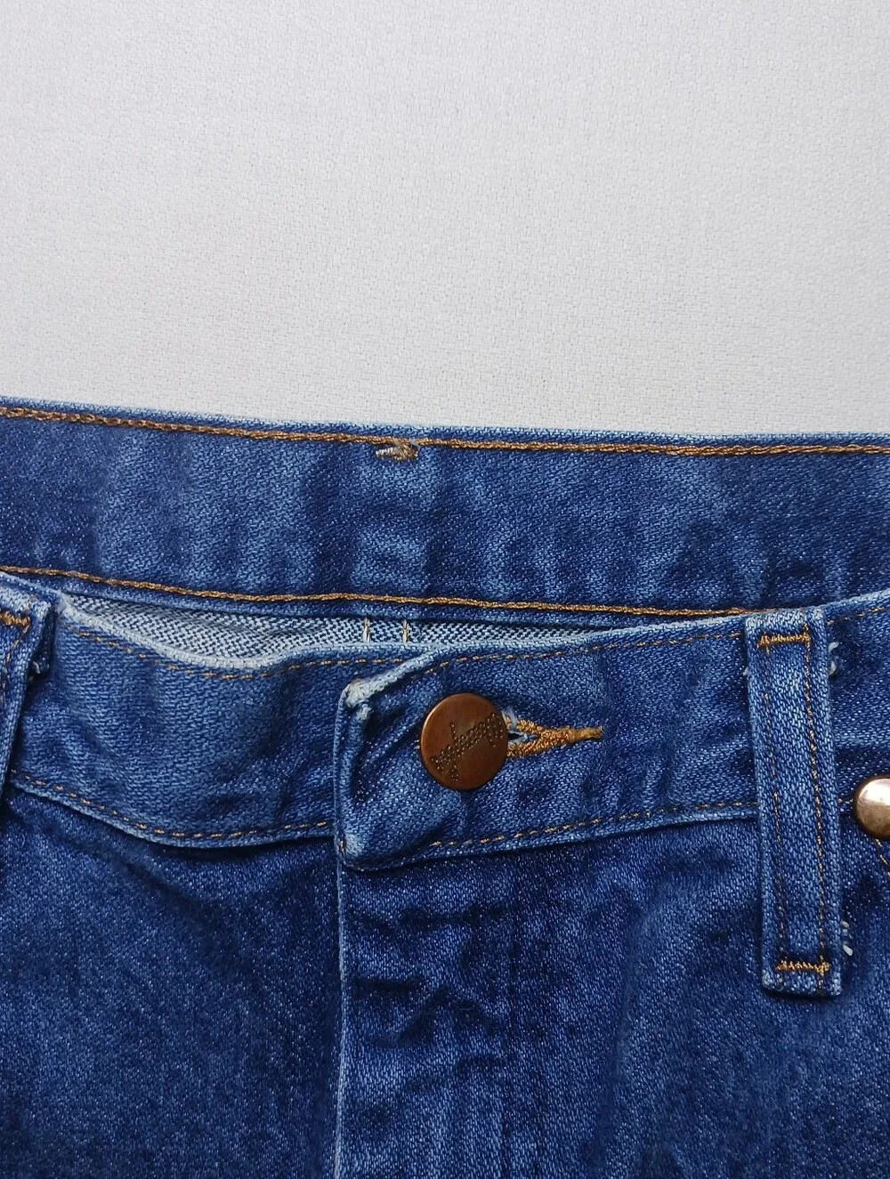 Wrangler Mens Cowboy Cut Prewashed Slim Fit Jeans 32X30 Blue Denim 936PWD